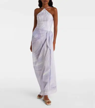 Pucci Iride cotton beach cover-up | Thumbnail 4 Pucci Iride cotton beach cover-up | Thumbnail 4