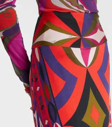 Pucci Printed jersey satin maxi skirt | Thumbnail 2 Pucci Printed jersey satin maxi skirt | Thumbnail 2
