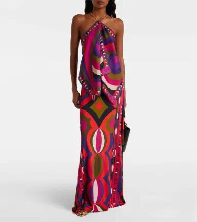 Pucci Iride embellished silk twill top | Thumbnail 2 Pucci Iride embellished silk twill top | Thumbnail 2