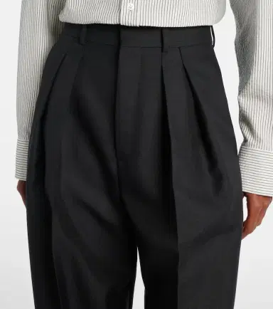 Saint Laurent Wool and mohair wide-leg pants | Thumbnail 2 Saint Laurent Wool and mohair wide-leg pants | Thumbnail 2