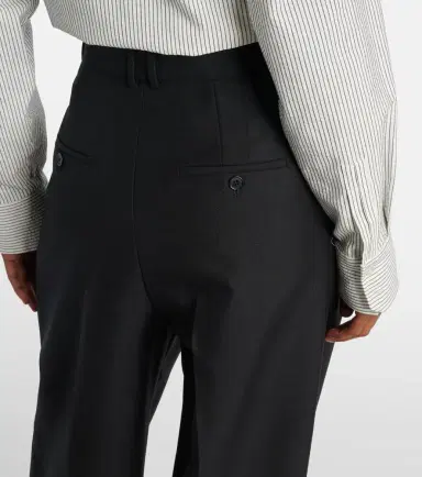 Saint Laurent Wool and mohair wide-leg pants | Thumbnail 5 Saint Laurent Wool and mohair wide-leg pants | Thumbnail 5