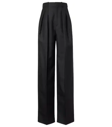 Saint Laurent Wool and mohair wide-leg pants | Thumbnail 1 Saint Laurent Wool and mohair wide-leg pants | Thumbnail 1