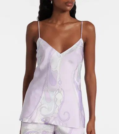 PUCCI Orchidee silk satin camisole | Thumbnail 4 PUCCI Orchidee silk satin camisole | Thumbnail 4