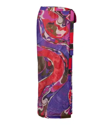 Pucci Orchidee cotton wrap skirt | Thumbnail 1 Pucci Orchidee cotton wrap skirt | Thumbnail 1