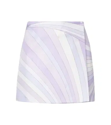 Pucci Iride silk satin wrap skirt | Thumbnail 1 Pucci Iride silk satin wrap skirt | Thumbnail 1