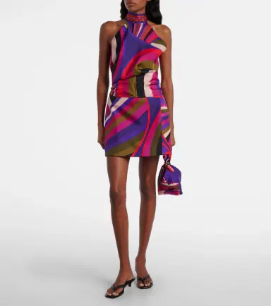 Pucci Iride silk wrap skirt | Thumbnail 2 Pucci Iride silk wrap skirt | Thumbnail 2