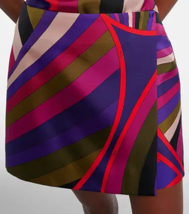 Pucci Iride silk wrap skirt | Thumbnail 4 Pucci Iride silk wrap skirt | Thumbnail 4