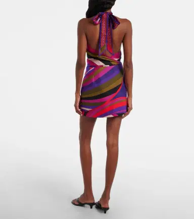 Pucci Iride silk wrap skirt | Thumbnail 5 Pucci Iride silk wrap skirt | Thumbnail 5