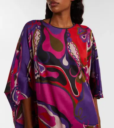 Pucci Orchidee cotton maxi dress | Thumbnail 2 Pucci Orchidee cotton maxi dress | Thumbnail 2