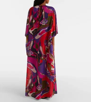 Pucci Orchidee cotton maxi dress | Thumbnail 4 Pucci Orchidee cotton maxi dress | Thumbnail 4