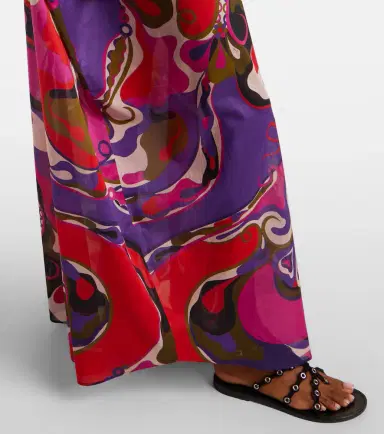 Pucci Orchidee cotton maxi dress | Thumbnail 5 Pucci Orchidee cotton maxi dress | Thumbnail 5