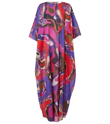 Pucci Orchidee cotton maxi dress | Thumbnail 1 Pucci Orchidee cotton maxi dress | Thumbnail 1