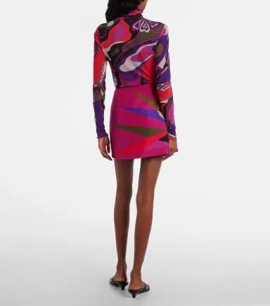 Pucci Stella silk wrap skirt | Thumbnail 3 Pucci Stella silk wrap skirt | Thumbnail 3