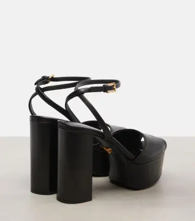 Prada Leather platform sandals | Thumbnail 3 Prada Leather platform sandals | Thumbnail 3
