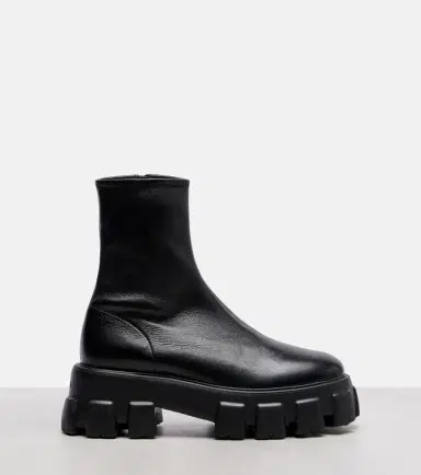 Prada Monolith leather ankle boots | Thumbnail 3 Prada Monolith leather ankle boots | Thumbnail 3