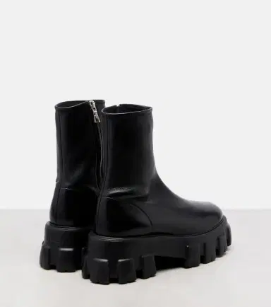 Prada Monolith leather ankle boots | Thumbnail 5 Prada Monolith leather ankle boots | Thumbnail 5