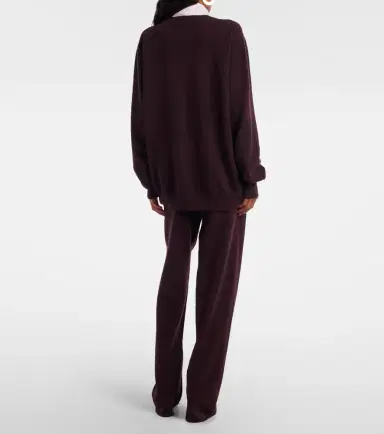 Extreme Cashmere Rush cashmere-blend straight pants | Thumbnail 6 Extreme Cashmere Rush cashmere-blend straight pants | Thumbnail 6