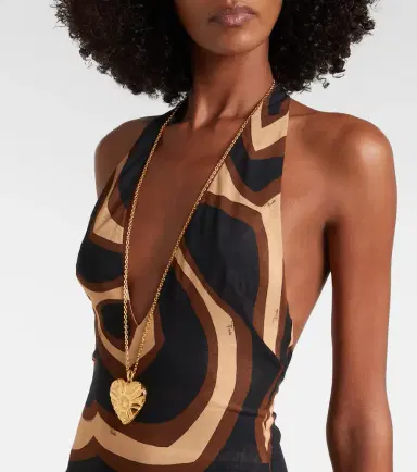 Pucci Labirinto muslin jersey midi dress | Thumbnail 2 Pucci Labirinto muslin jersey midi dress | Thumbnail 2
