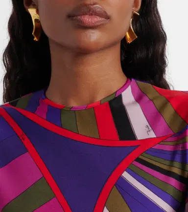 Pucci Printed jersey minidress | Thumbnail 2 Pucci Printed jersey minidress | Thumbnail 2