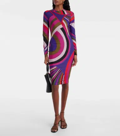 Pucci Printed jersey minidress | Thumbnail 4 Pucci Printed jersey minidress | Thumbnail 4