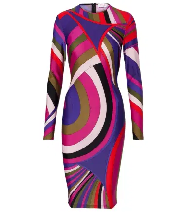 Pucci Printed jersey minidress | Thumbnail 1 Pucci Printed jersey minidress | Thumbnail 1