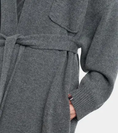 Extreme Cashmere N°105 Coat belted cashmere wrap cardigan | Thumbnail 2 Extreme Cashmere N°105 Coat belted cashmere wrap cardigan | Thumbnail 2