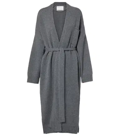 Extreme Cashmere N°105 Coat belted cashmere wrap cardigan | Thumbnail 1 Extreme Cashmere N°105 Coat belted cashmere wrap cardigan | Thumbnail 1