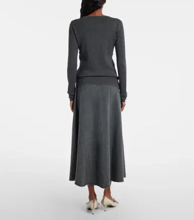 Extreme Cashmere N°388 Ease cashmere-blend maxi skirt | Thumbnail 4 Extreme Cashmere N°388 Ease cashmere-blend maxi skirt | Thumbnail 4