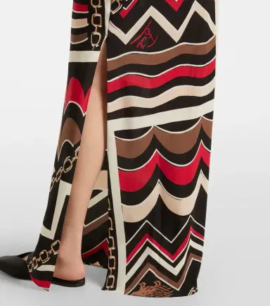 Pucci Istrice silk slip dress | Thumbnail 3 Pucci Istrice silk slip dress | Thumbnail 3