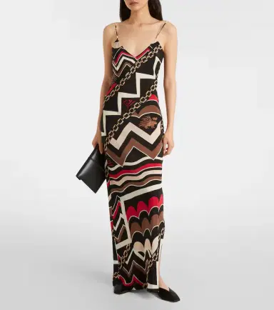 Pucci Istrice silk slip dress | Thumbnail 4 Pucci Istrice silk slip dress | Thumbnail 4