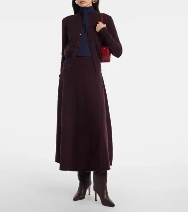 Extreme Cashmere N°388 Ease cashmere-blend maxi skirt | Thumbnail 4 Extreme Cashmere N°388 Ease cashmere-blend maxi skirt | Thumbnail 4