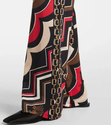 Pucci Printed jersey satin straight pants | Thumbnail 2 Pucci Printed jersey satin straight pants | Thumbnail 2