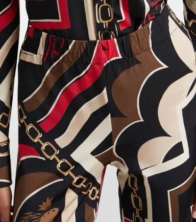 Pucci Printed jersey satin straight pants | Thumbnail 3 Pucci Printed jersey satin straight pants | Thumbnail 3