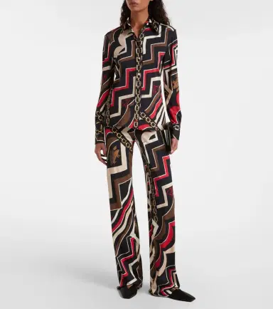 PUCCI Istrice satin jersey shirt | Thumbnail 4 PUCCI Istrice satin jersey shirt | Thumbnail 4