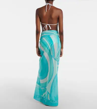 Pucci Iride cotton beach cover-up | Thumbnail 2 Pucci Iride cotton beach cover-up | Thumbnail 2