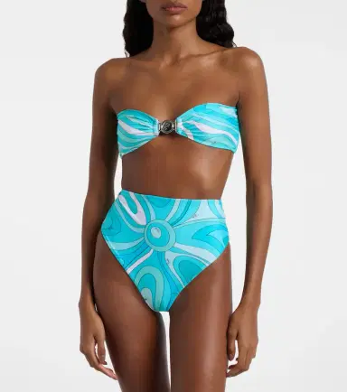 Pucci Marmo high-rise bikini bottoms | Thumbnail 2 Pucci Marmo high-rise bikini bottoms | Thumbnail 2