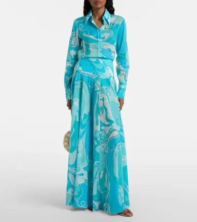 Pucci Orchidee cotton shirt | Thumbnail 2 Pucci Orchidee cotton shirt | Thumbnail 2