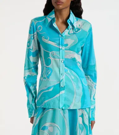 Pucci Orchidee cotton shirt | Thumbnail 4 Pucci Orchidee cotton shirt | Thumbnail 4