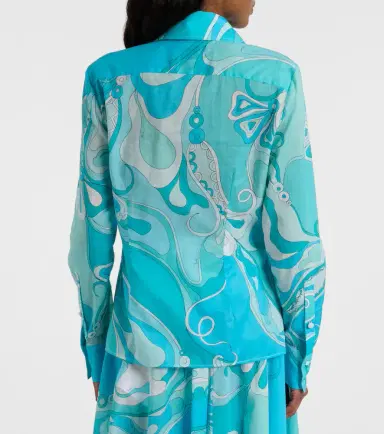 Pucci Orchidee cotton shirt | Thumbnail 5 Pucci Orchidee cotton shirt | Thumbnail 5