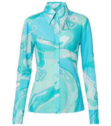 Pucci Orchidee cotton shirt | Thumbnail 1 Pucci Orchidee cotton shirt | Thumbnail 1