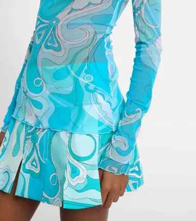 Pucci Orchidee sheer top | Thumbnail 3 Pucci Orchidee sheer top | Thumbnail 3