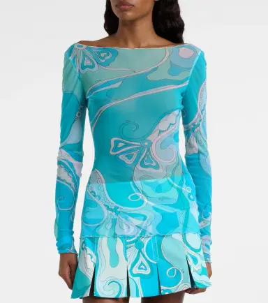 Pucci Orchidee sheer top | Thumbnail 5 Pucci Orchidee sheer top | Thumbnail 5