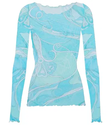 Pucci Orchidee sheer top | Thumbnail 1 Pucci Orchidee sheer top | Thumbnail 1