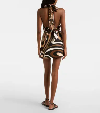 Pucci Marmo silk satin miniskirt | Thumbnail 2 Pucci Marmo silk satin miniskirt | Thumbnail 2