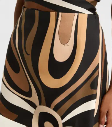 Pucci Marmo silk satin miniskirt | Thumbnail 4 Pucci Marmo silk satin miniskirt | Thumbnail 4