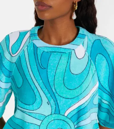 Pucci Iride cotton terry crop top | Thumbnail 2 Pucci Iride cotton terry crop top | Thumbnail 2