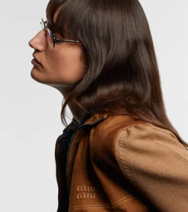 Miu Miu Logo rectangular sunglasses | Thumbnail 5 Miu Miu Logo rectangular sunglasses | Thumbnail 5