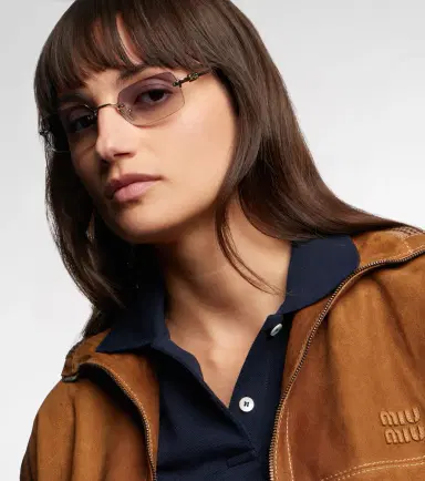 Miu Miu Logo rectangular sunglasses | Thumbnail 6 Miu Miu Logo rectangular sunglasses | Thumbnail 6