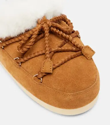 Moon Boot EVX shearling-trimmed suede mules | Thumbnail 2 Moon Boot EVX shearling-trimmed suede mules | Thumbnail 2