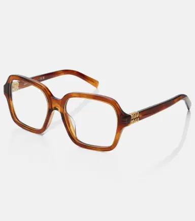 Miu Miu Logo square glasses | Thumbnail 3 Miu Miu Logo square glasses | Thumbnail 3